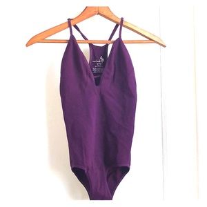 Casual purple bodysuit